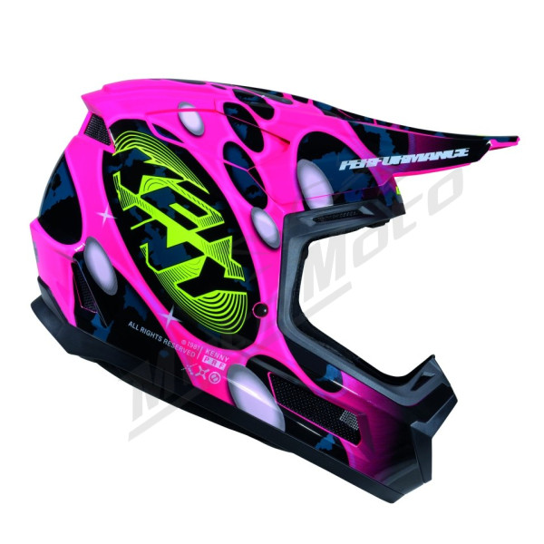 Kenny racing cross / enduro performance helmet ert graphic + pop system
