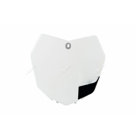 RACETECH Front Number Plate KTM SX, SX-F 125/450cc 13-16 White