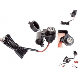 Telefono pakrovėjas ant vairo 2xUSB OXFORD 