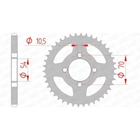 AFAM Steel Standard Rear Sprocket 428 42 teeth HONDA CBR 125cc 04-06
