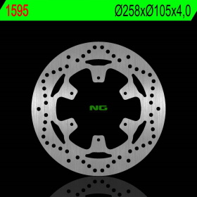 NG BRAKES Front Fixed Brake Disc 258mm Piaggio MP3 300-500cc 16-20