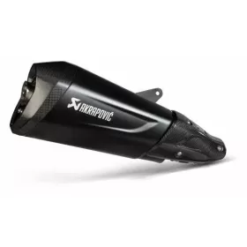 Akrapovic Slip-On Line Muffler (SS) Black VESPA GTS 300