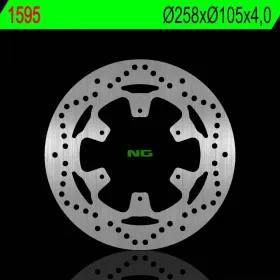 NG BRAKES Front Fixed Brake Disc 258mm Piaggio MP3 300-500cc 16-20