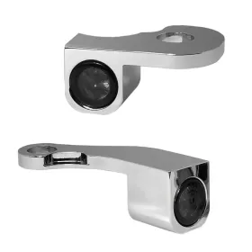 HEINZ BIKES NANO Series Handlebar Turn Signals Chrome Harley Davidson FLHR / FLHTCU / FLHTK / FLTRX / FLTRU 1584/1800 09-13