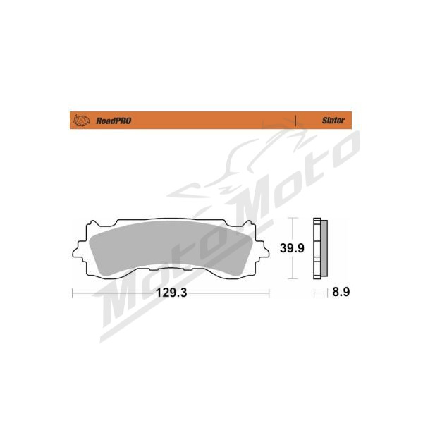 MOTO-MASTER Roadpro Front Brake Pads Honda GL 1800 18-24