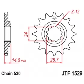 Front sprocket JTF1592