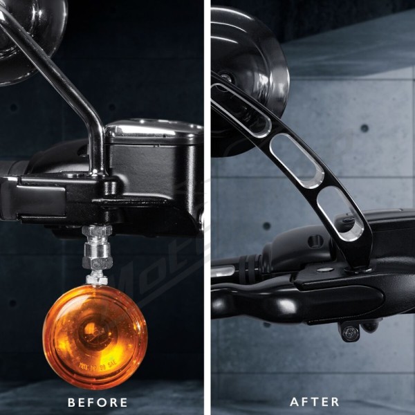 HEINZ BIKES Nano posūkiai ant vairo Harley Davidson FLDE / FLSB / FXLR / FXLRS / FXST 1750/1923 18-24 