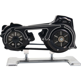 BELT DRIVES LTD. 2" Open Belt Drive with 2-Piece Motor Plate Harley Davidson FLDE / FLHC 1750-1868cc 18-20