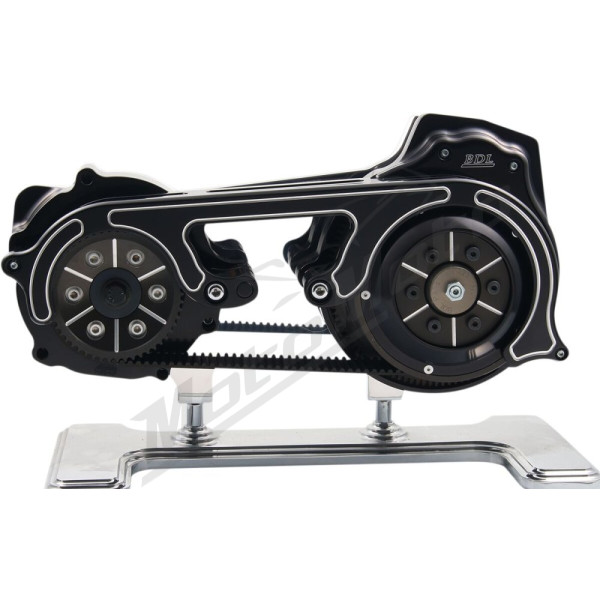 BELT DRIVES LTD. 2" Open Belt Drive with 2-Piece Motor Plate Harley Davidson FLDE / FLHC 1750-1868cc 18-20