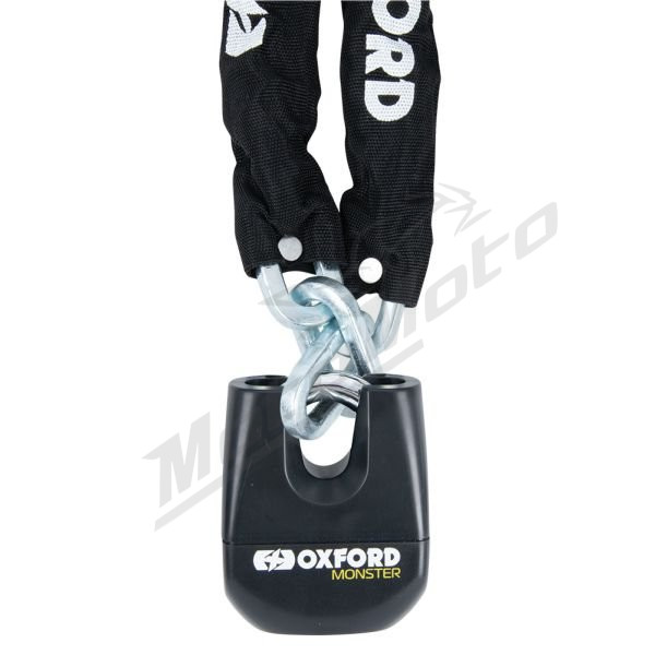 Chain with fastener Monster OXFORD colour black 2000mm mandrel 11mm chain link 12mm