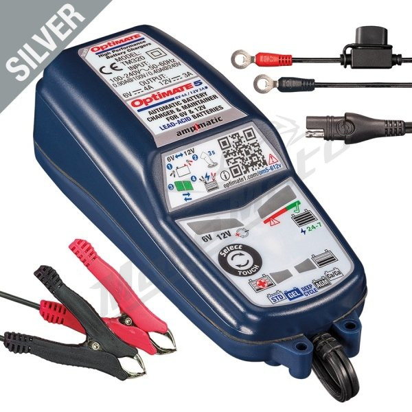 OPTIMATE Battery charger 6V 4A 3-160AH / 12V 3A 3-120AH
