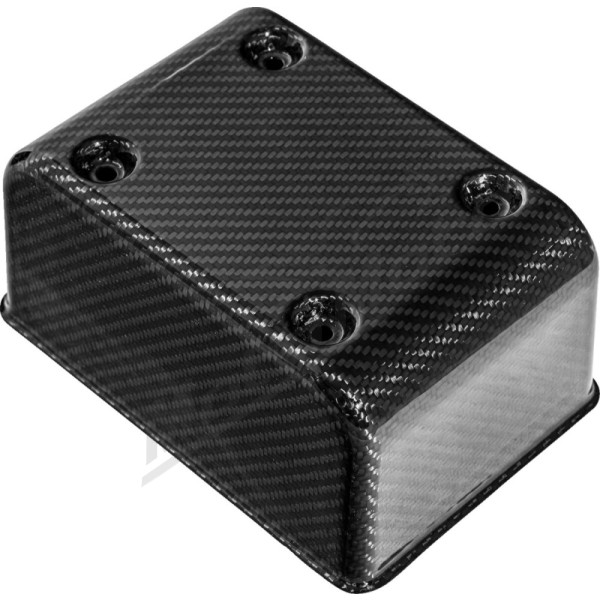 SADDLEMEN Saugiklių dėžės dangtelis anglies pluošto blizgus Harley Davidson FXD / FXDX / FXDXT / FXDWG 1340-1450 99-03