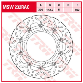 TRW Front Brake Disc Kawasaki Ninja / Z 650cc 2017->