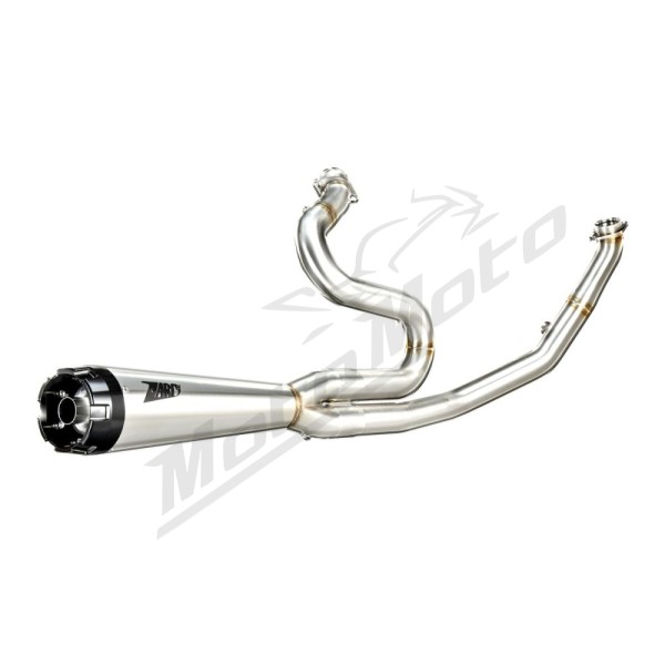 ZARD FULL KIT EXHAUST SYSTEM 2:1 Harley Davidson FLH / FLHR / FLHX / FLTRX / FLRTXSE 1868-1977cc 17-24