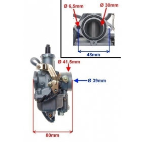 Carburetor (screwed on) ATV / CROSS / 150-200-250cc 4T