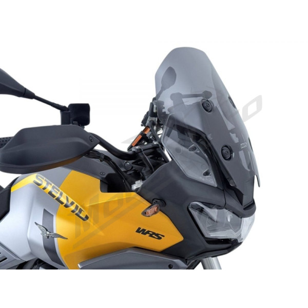 WRS Windscreen Touring W/ Radar Dark Smoke Moto Guzzi Stelvio 1000 ABS 24-25