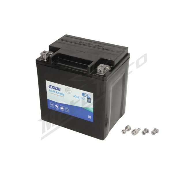 EXIDE YB30L-B Filled Battery 12V 30Ah
