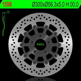 NG Front Floating Brake Disc 300X56,3X5mm Harley-Davidson Dyna / Road King 1200-1868cc 08-21