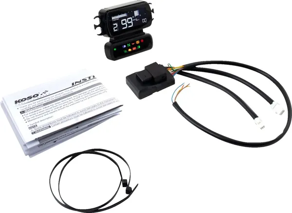 KOSO NORTH AMERICA D2 LCD Spidometras Harley Davidson FLH / FLHR / FLHRXS / FLHT 1690-1923cc 14-23