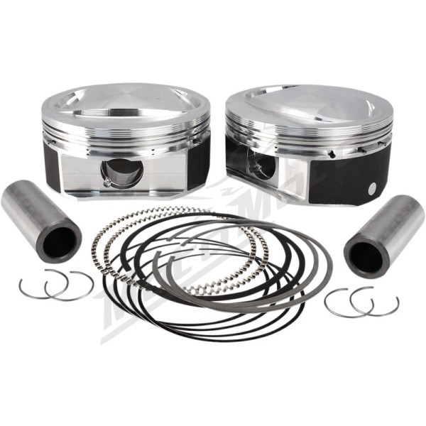 S&S CYCLE High Compression Piston Kit Harley Davidson FLD / FLHR / FLHRC / FLHRS 1584-1800cc 07-17