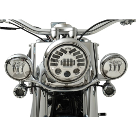 J.W. SPEAKER 4-1/2" LED Fog Lights Harley Davidson FLHR / FLHRC / FLHRI / FLHRXS / FLHS / FLHT / FLHTC / FLHTK / FLHX / FLRT / FLSTC / FLTRXSE 1340-1977 83-24
