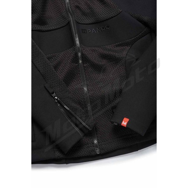 Pando Moto STEALTH BLACK AAA Light-weight armored jacket for women