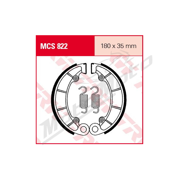 TRW Brake shoes rear Honda / Kawasaki 50-1100 83-10