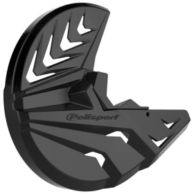 Polisport disc protection with front fork bottom protection Yamaha YZ 125/450cc  (2008-2024) Black