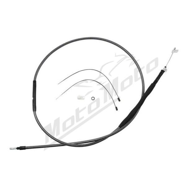 MAGNUM SHIELDING Polished Karbon Fiber Clutch Cable Harley Davidson FLHR / FLHTC / FLTR / FLTRX / FXSB 1584/1690 08-17 184.5cm