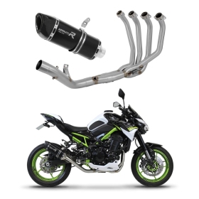 Kawasaki Z 900 2017-2019 Dominator Full Exhaust System HP6 BLACK + dB killer