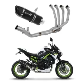 Kawasaki Z 900 2017-2019 Dominator Full Exhaust System HP6 BLACK + dB killer