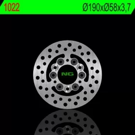 NG BRAKES 1022 priekinis / galinis fiksuotas stabdžių diskas  APRILIA / BENELLI / BETA / CPI / DAELIM / GILERA / HONDA / MALAGUTI / MBK / PEUGEOT / PGO / PIAGGIO / RIEJU / SYM /  TGB / YAMAHA 