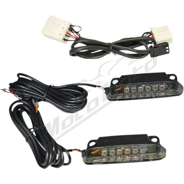 CUSTOM DYNAMICS Luggage Rack LED Light Bar Harley Davidson FLHR / FLHRC 1584-1800cc 06-13