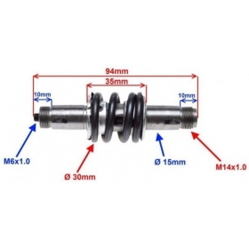 ENGINE BRACKET/SHOCK ABSORBER FOR MOTORIZED BICYCLE 50cc 2T