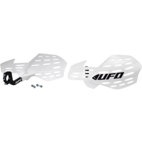UFO Guardian 2 White Motocross Universal Handguard
