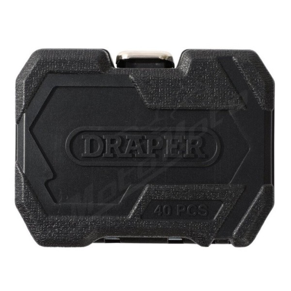 DRAPER HI-TORQ® Metric Socket and Bit Set - 1/4" Sq. Dr. (40 Piece)