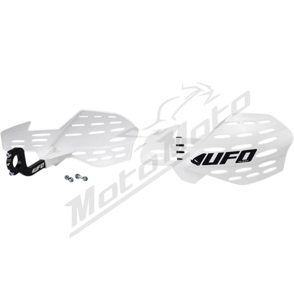 UFO Guardian 2 White Motocross Universal Handguard
