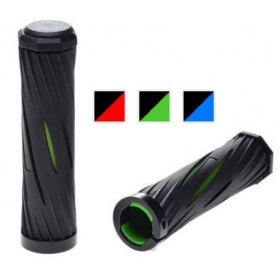 BICYCLE HANDLEBAR GRIPS WITH PLASTIC SLEEVE 120mm 2PCS