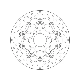 BREMBO Serie Oro Round Floating Brake Disc Suzuki GSF / GSX / RF / SV 600-750cc 88-06