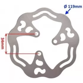 Mini moto / atv front brake disc