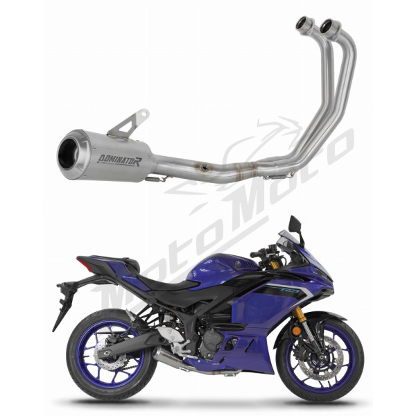 Dominator pilna išmetimo sistema GPS + dB killer Yamaha YZF-R3 19-24