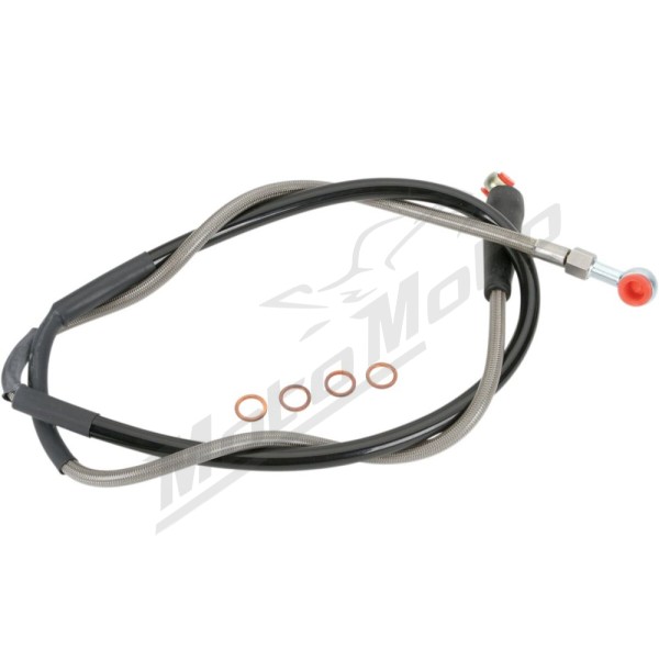 MOOSE OFFROAD Front Stainless Steel Braided Brake Line GasGas / Husqvarna / KTM 125-525cc 00->