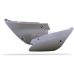 Polisport šoniniai plastikai Kawasaki KX 85/100cc 01-13 Balta