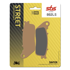 SBS LS Street Excel 862LS Sintered Rear Brake Pads Honda CB / VFR 800-1200cc 08-20
