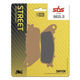 SBS LS Street Excel 862LS Sintered Rear Brake Pads Honda CB / VFR 800-1200cc 08-20