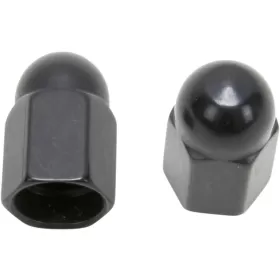 BARNETT Custom Valve Stem Cap Black 2pcs