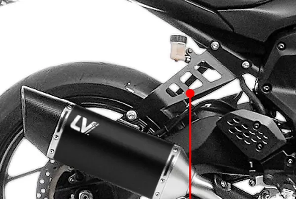 LEOVINCE Footpeg Removal Kit Yamaha MT-07 700 25-26
