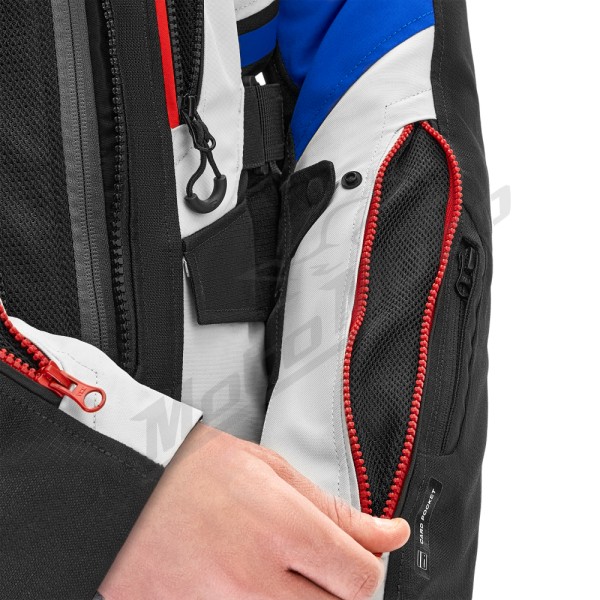 Shima DUNE MEN Textile Jacket Black/White/Blue