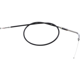 DRAG SPECIALTIES Black Vinyl Throttle/Idle Cable Harley Davidson FLST / FLSTC / FXDB / FXLR / FXR / FXRS 1340cc 90-95