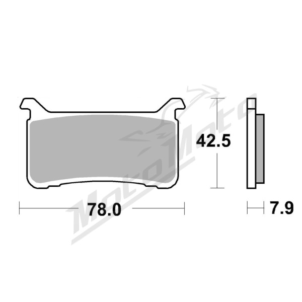 SBS Racing Brakepads Front 947RST Honda CB / CBR / CMX / VFR 600-1100 17-24